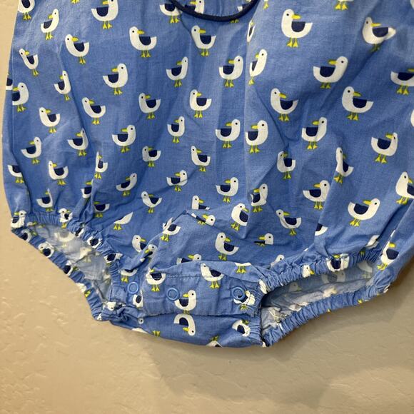 Kite Blue Seagull Bird Tank Romper - Picture 4 of 7